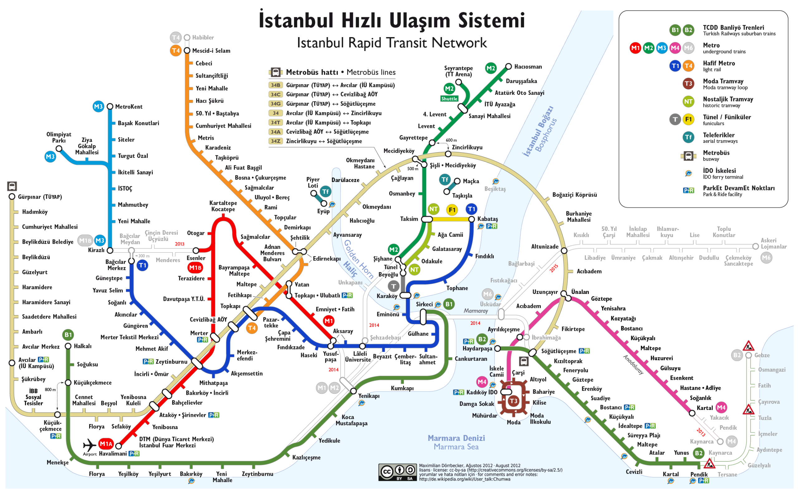 Istanbul Underground and City Transport (2025 Edition)
