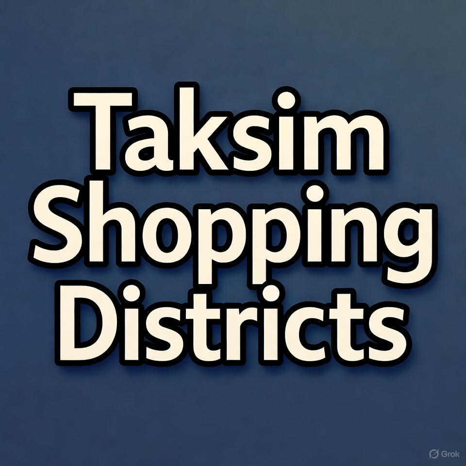 Taksim Shopping Districts
