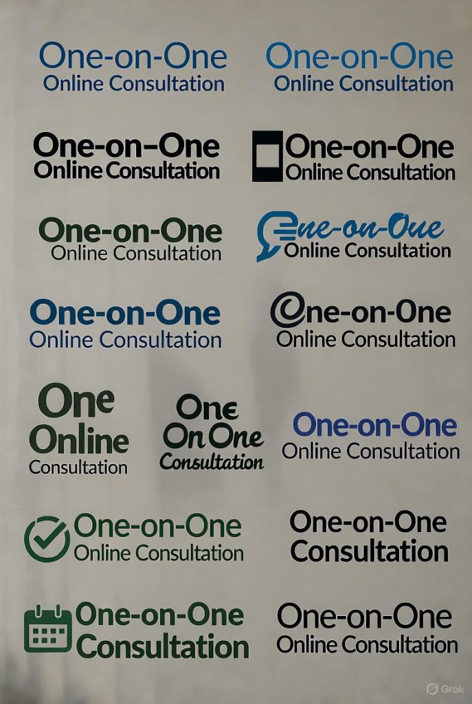 One-on-One Online Consultation