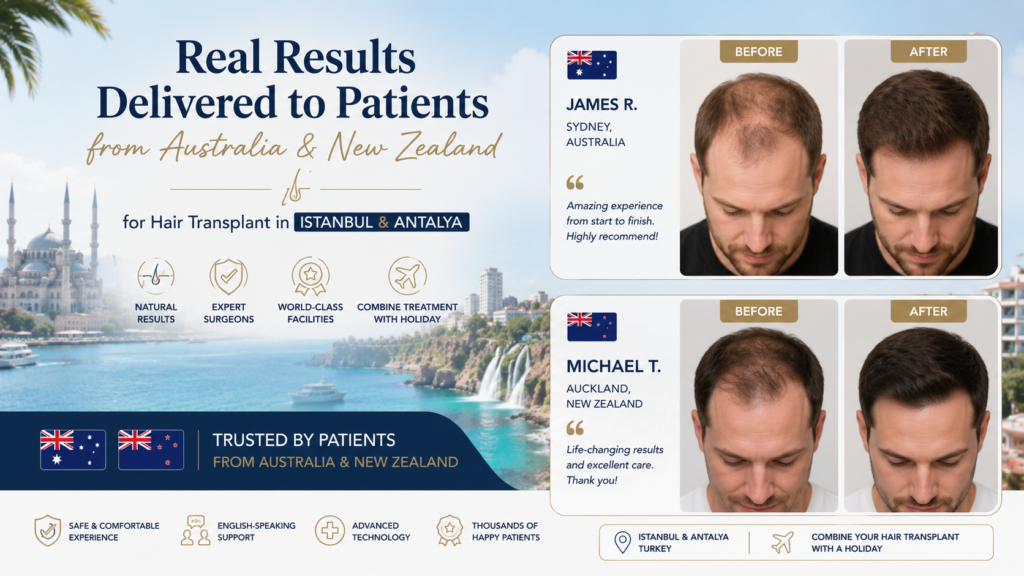 Why Australia & New Zealand Patients Choose Hair Transplant in Istanbul Instead of Local Clinics in 2026