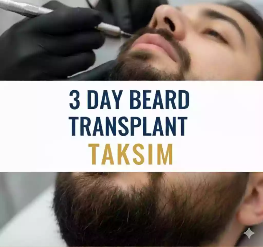 Beard transplant treatment and facial hair restoration in Taksim Istanbul